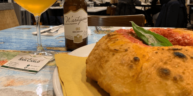 fried pizza class and beer tastings in naples