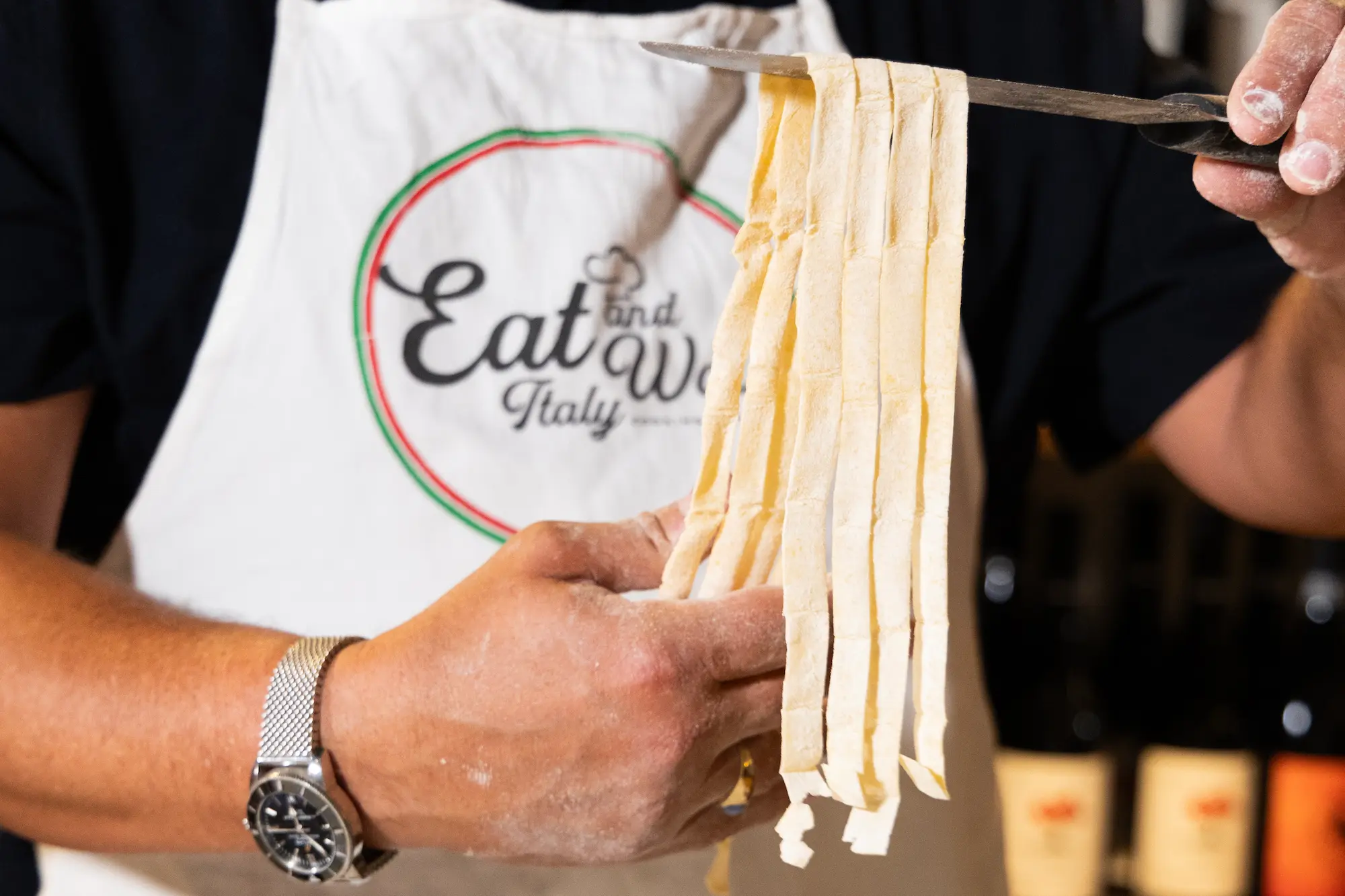 Fettuccine, Ravioli and Tiramisu Pasta Making in Piazza Cavour ann winner of viator experience awards