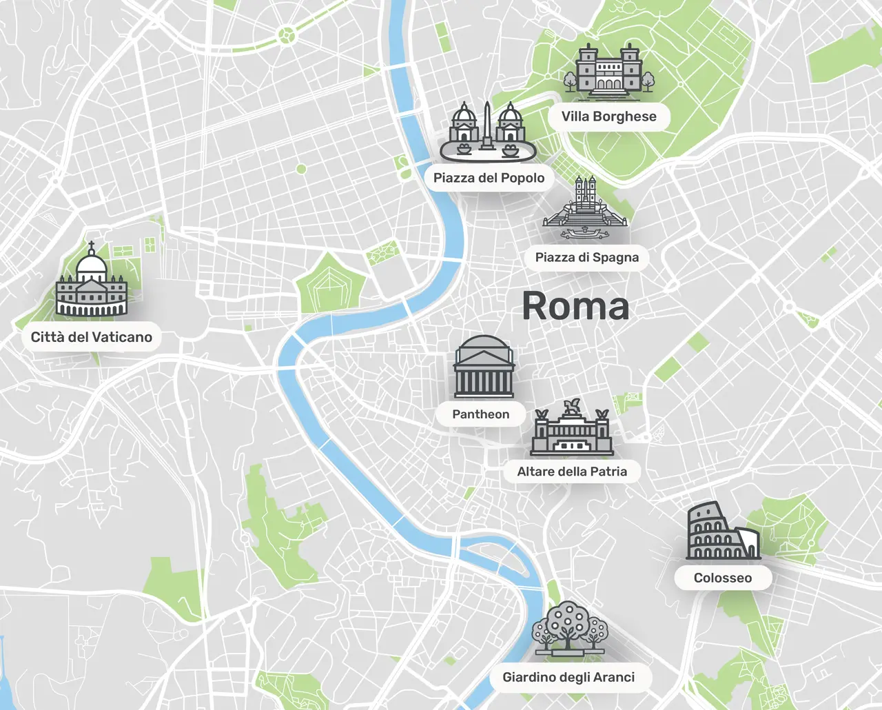 mappa monumenti