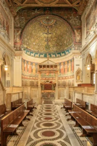 inside the San Clemente Basilica