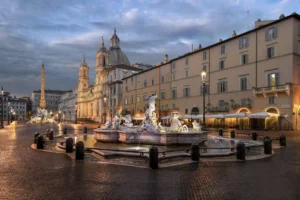 piazza navona at night