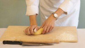 making pasta by hand